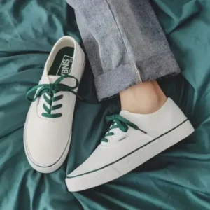 Jarryclub Fashion Solid Color Breathable Canvas Shoes