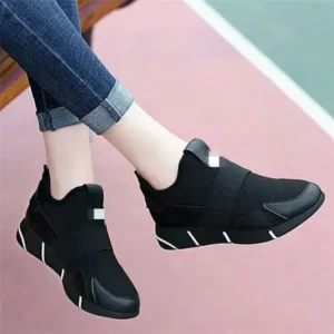 Jarryclub Women Fashion Slip On Round-Toe Shoes