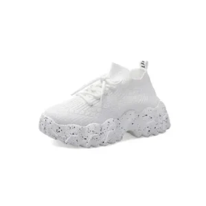 Jarryclub Women Casual Mesh Breathable Platform Sneakers