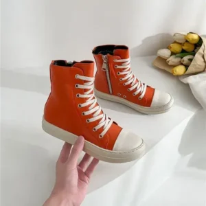 Jarryclub Orange Up Platform High Top Casual Shoes